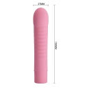 Wibrator MICK Lila - 10 funkcji wibracji, silikonowy, 13 cm - 5