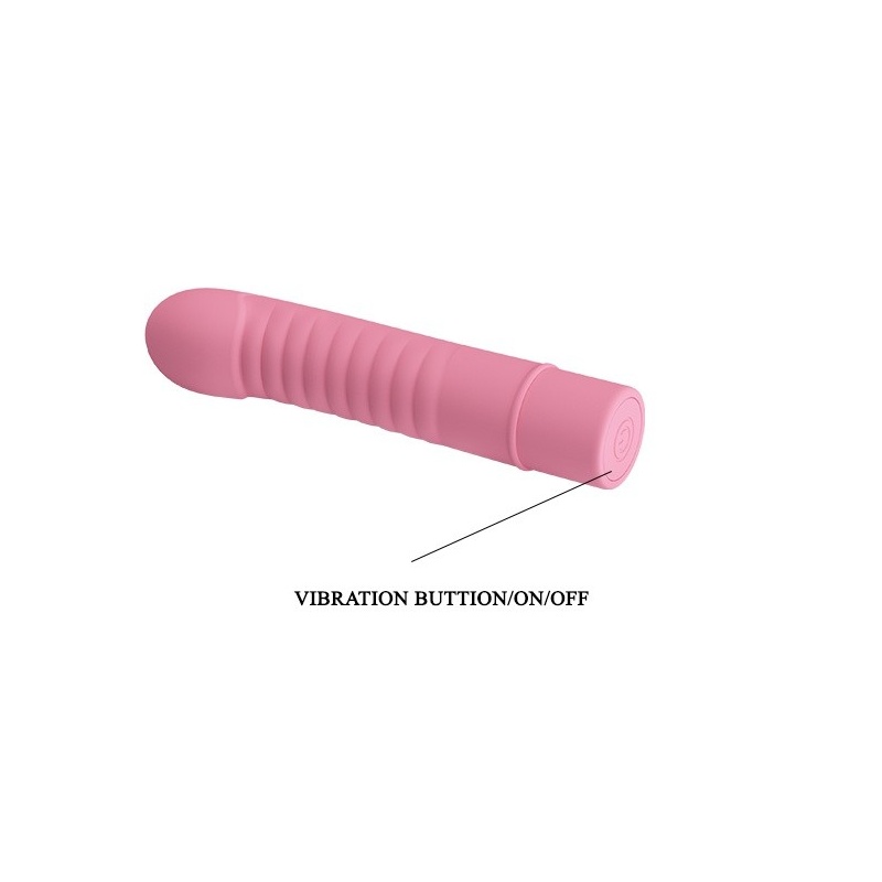 Wibrator MICK Lila - 10 funkcji wibracji, silikonowy, 13 cm - 6
