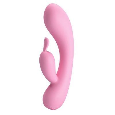Silikonowy wibrator króliczek Hugo 16,5 cm z 12 funkcjami wibracji - 1
