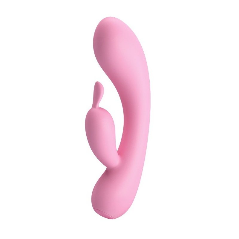 Silikonowy wibrator króliczek Hugo 16,5 cm z 12 funkcjami wibracji - 1