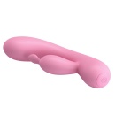 Silikonowy wibrator króliczek Hugo 16,5 cm z 12 funkcjami wibracji - 2