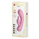 Silikonowy wibrator króliczek Hugo 16,5 cm z 12 funkcjami wibracji - 5