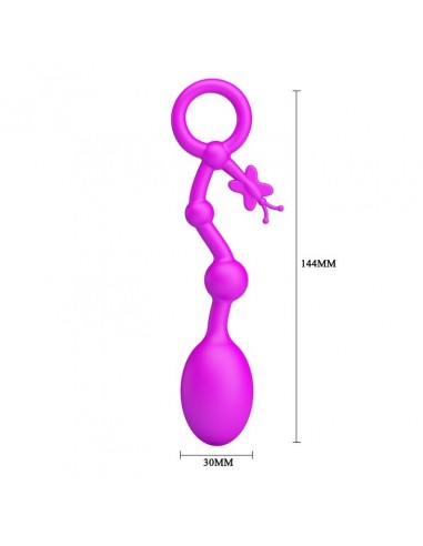 Kulki gejszy Pretty Love - Kegel Balls Heart - Kulki analne, koraliki analne - 3