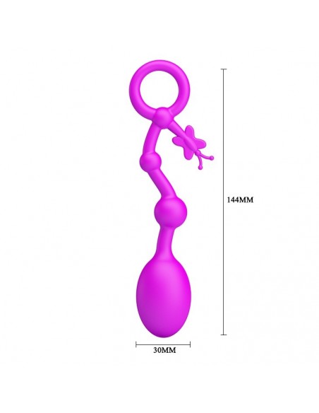 Kulki gejszy Pretty Love - Kegel Balls Heart - Kulki analne, koraliki analne - 3