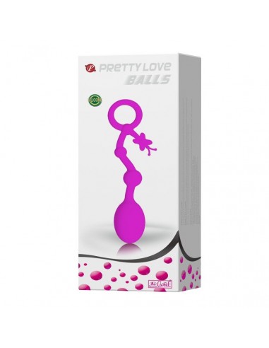 Kulki gejszy Pretty Love - Kegel Balls Heart - Kulki analne, koraliki analne - 4