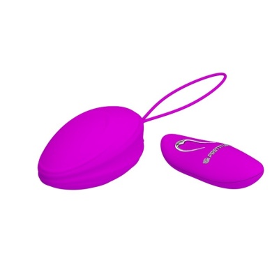 Jajko wibracyjne Pretty Love Hyper Egg z pilotem, 12 funkcji wibracji, 7,8 cm - 1 2