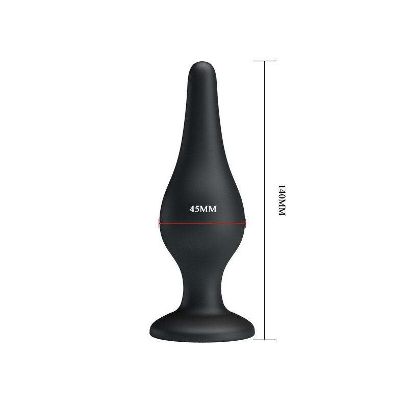 Korek prostaty Sensitive z przyssawką i profilem stopniowanym (14 cm) - 4