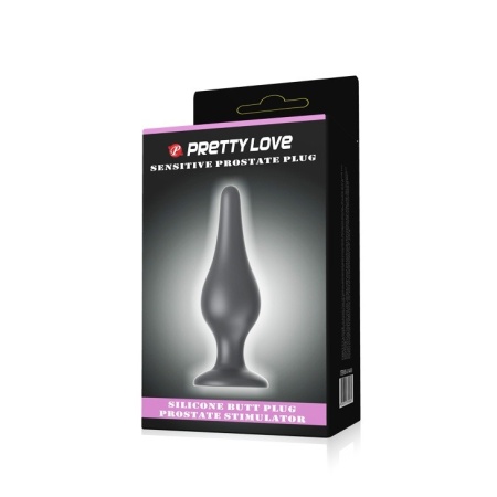 Korek prostaty Sensitive z przyssawką i profilem stopniowanym (14 cm) - 5
