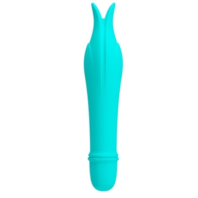 Wibrator Edward Blue z wyprofilowaną głowicą 14,5 cm - 1