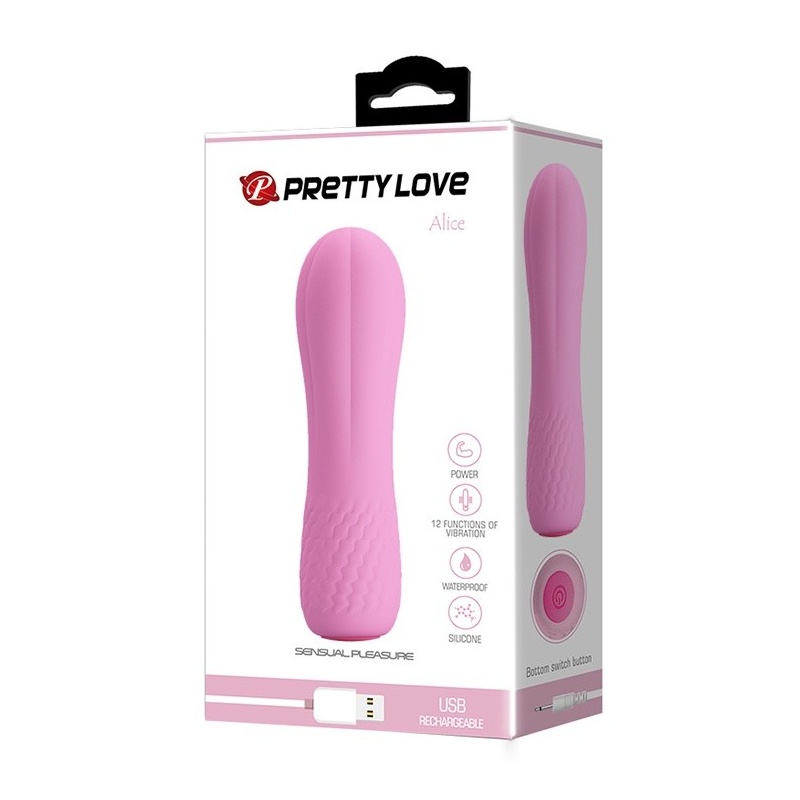 Mini wibrator Alice – 12 trybów wibracji, 11,9 cm - 2