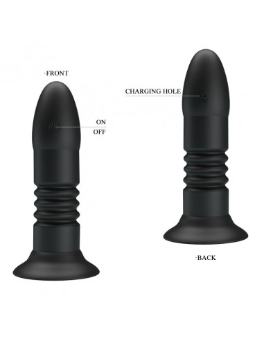 Korek analny wibrujący Pretty Love - Magic Jingers - Kulki i korki analne wibrujące - 3