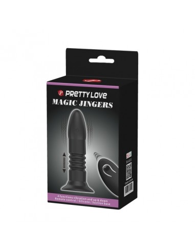 Korek analny wibrujący Pretty Love - Magic Jingers - Kulki i korki analne wibrujące - 7