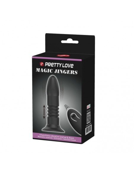 Korek analny wibrujący Pretty Love - Magic Jingers - Kulki i korki analne wibrujące - 7