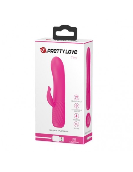 Elegancki Wibrator Króliczek TIM 12 Funkcji Wibracji - Wibratory Króliczki - 6