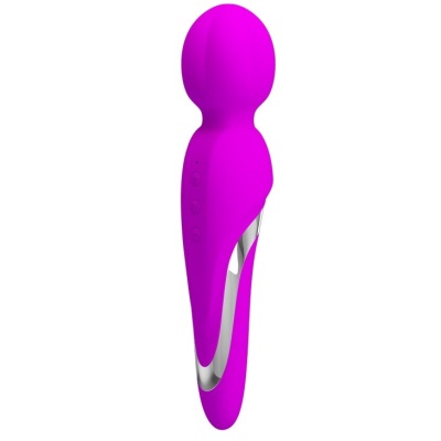 Różdżka wibracyjna Fitzgerald – 7 trybów wibracji, miękki silikon, 21,6 cm - 1 2