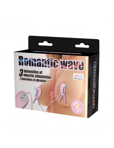 Stymulator Baile - Romantic Wave Lila - Klamry i klipsy na sutki - 6