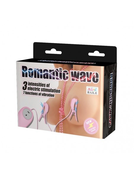 Stymulator Baile - Romantic Wave Lila - Klamry i klipsy na sutki - 6