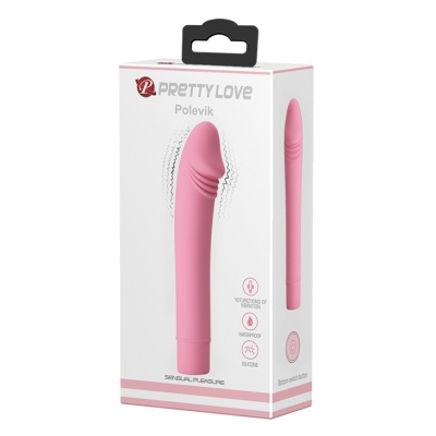 Wibrator Polevik 10 funkcji - silikon medyczny, 18 cm - 1 2