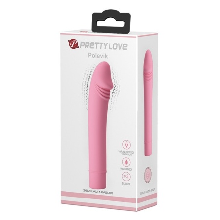 Wibrator Polevik 10 funkcji - silikon medyczny, 18 cm - 2
