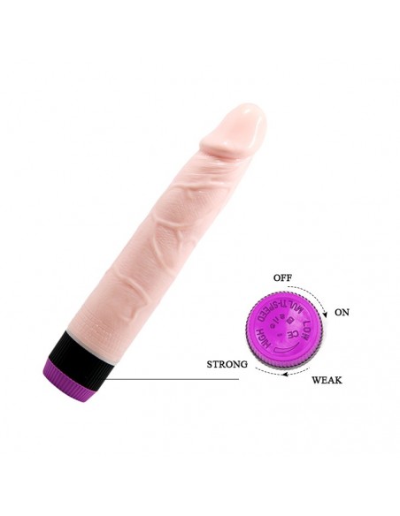 Wibrator z cyberskóry Baile - Adour Club 21,5 cm - Wibratory Realistyczne - 4