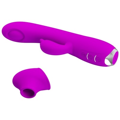 Wibrator króliczek Regina z technologią Pulse Wave i przyssawką, 19,8 cm - 1
