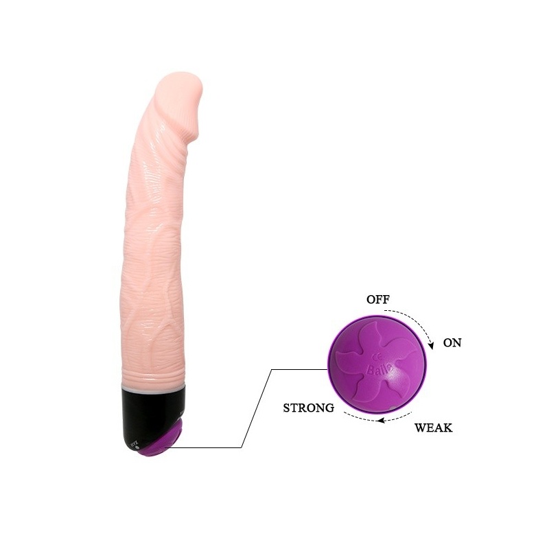 Wibrator Adour Club 23 cm z wibracją wielostopniową - 5