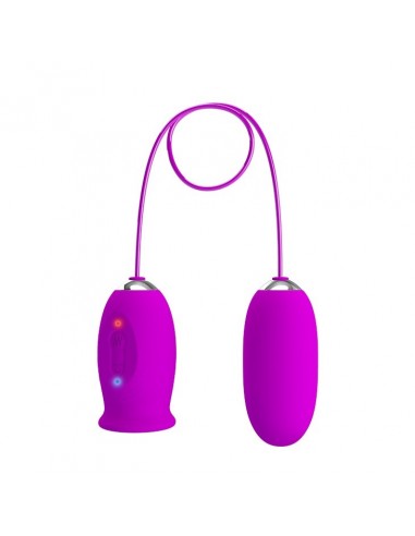 Jajeczko wibrujące Pretty Love - Daisy Egg Purple - Kulki Gejszy i Jajeczka Wibrujące - 3