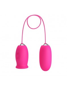 Jajeczko wibrujące Pretty Love - Daisy Egg Pink - Kulki Gejszy i Jajeczka Wibrujące - 1 2