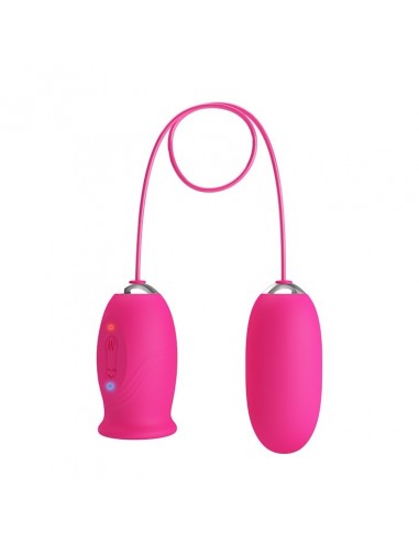 Jajeczko wibrujące Pretty Love - Daisy Egg Pink - Kulki Gejszy i Jajeczka Wibrujące - 3