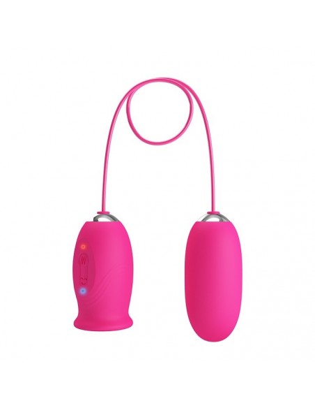 Jajeczko wibrujące Pretty Love - Daisy Egg Pink - Kulki Gejszy i Jajeczka Wibrujące - 3