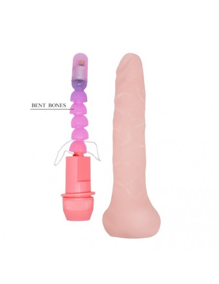 Wibrator z cyberskóry Baile - Flexi Vibe Sensual Spine 19 cm - Wibratory Realistyczne - 4