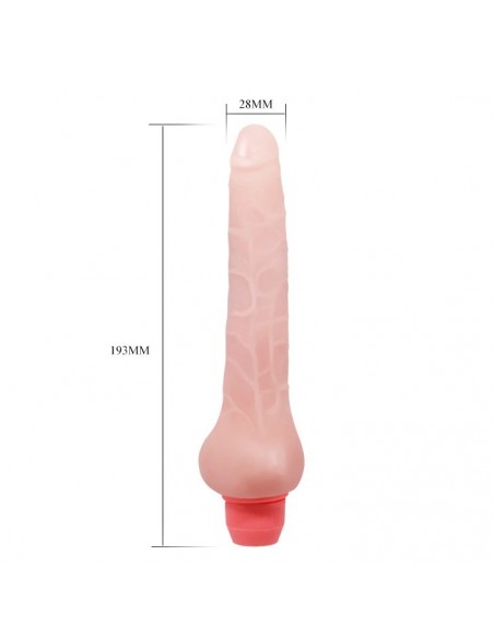 Wibrator z cyberskóry Baile - Flexi Vibe Sensual Spine 19 cm - Wibratory Realistyczne - 5