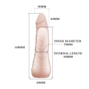 Przedłużka penisa Big Man III ssąca - silikonowa, 16 cm - 4