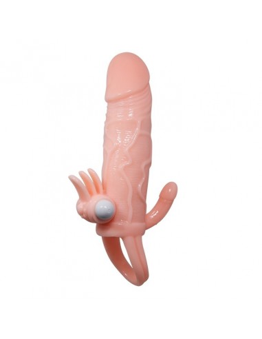 Wibrująca Nakładka Na Penisa - Brave Man Skin 6,69" - Przedłużki i nakładki na penisa - 1