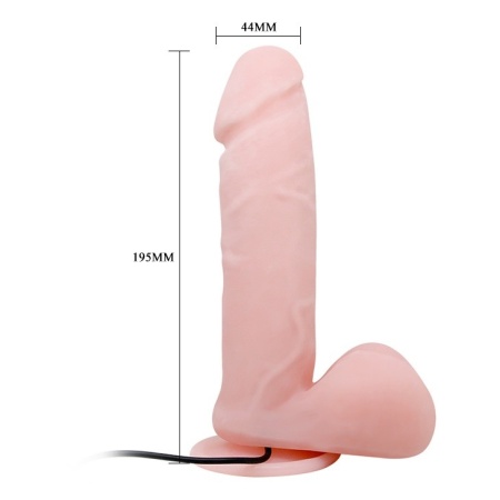 Dildo Oliver 9,5 cala z przyssawką - 24,1 cm - 3