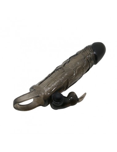 Wibrująca Nakładka Na Penisa - Brave Man Smoke 5,91" - Przedłużki i nakładki na penisa - 2