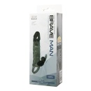 Nakładka na penisa Brave Man Smoke z wibracjami 15 cm - 7