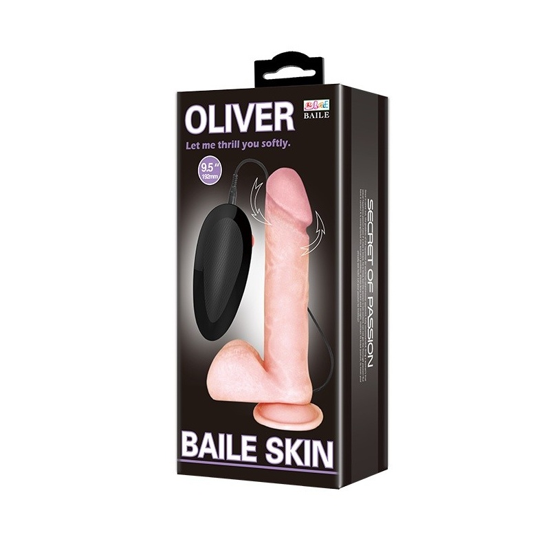 Wibrator Oliver 24 cm z przyssawką - 6