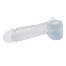 Realistyczne dildo DONG samostojące z kulkami - 5