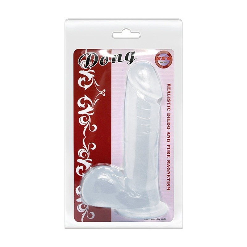 Realistyczne dildo DONG samostojące z kulkami - 9