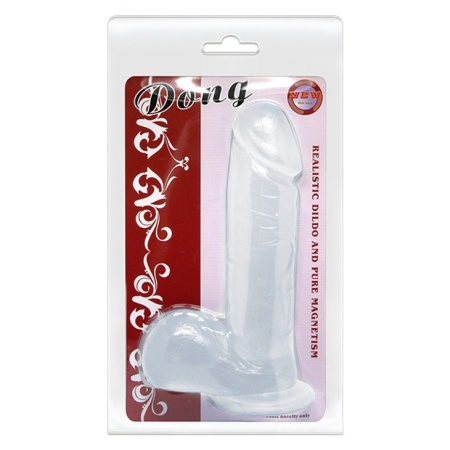 Realistyczne dildo DONG samostojące z kulkami - 9