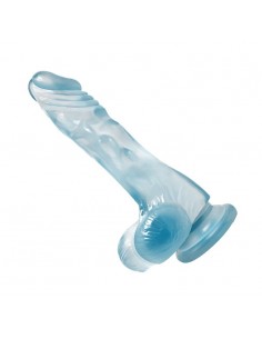 Dildo żelowe BAILE - COCK Herness compatible base 8,5" - Dilda żelowe - 1