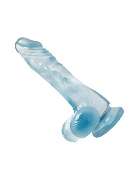 Dildo żelowe BAILE - COCK Herness compatible base 8,5" - Dilda żelowe - 1