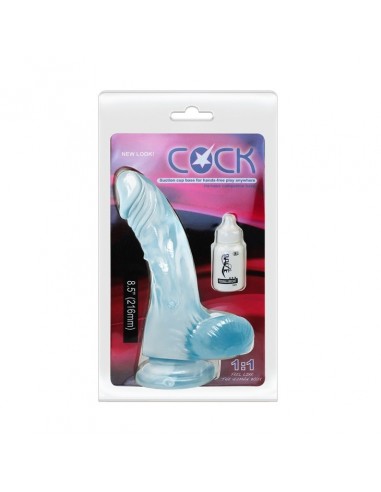 Dildo żelowe BAILE - COCK Herness compatible base 8,5" - Dilda żelowe - 6