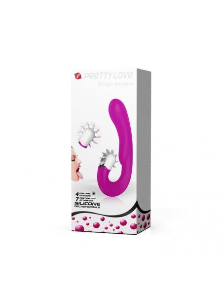 Stymulator Pretty Love - Magic Tongue - Stymulatory łechtaczki - 8