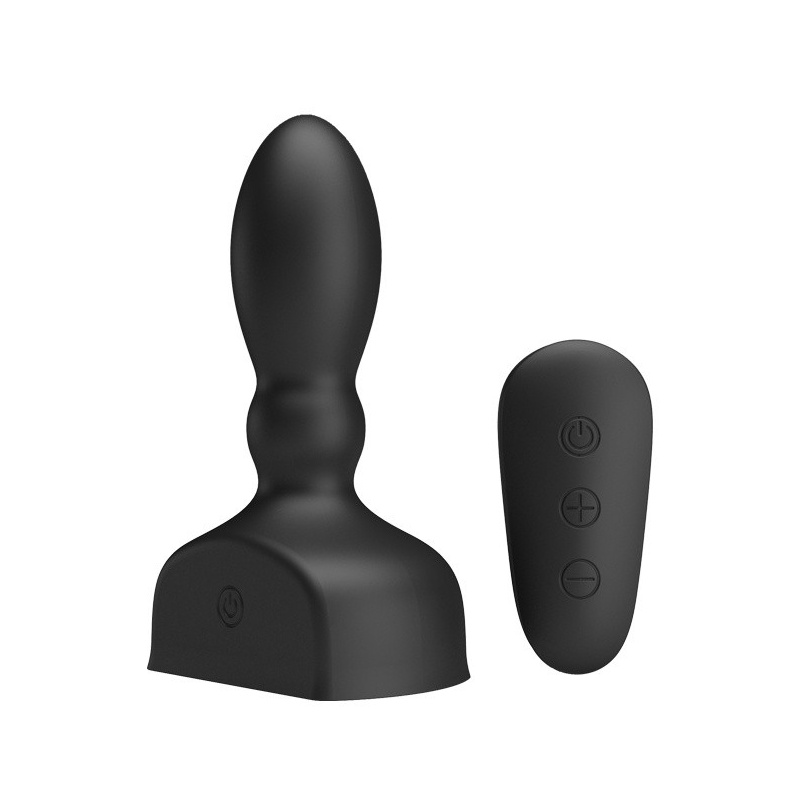 Nadmuchiwany stymulator prostaty Harriet z wibracjami, 12 cm - 1