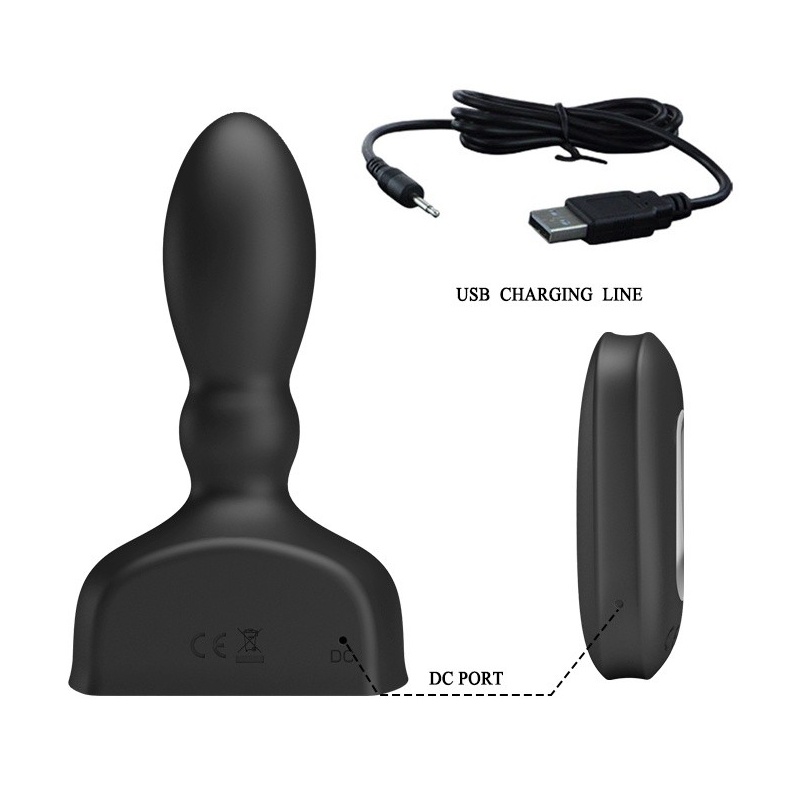 Nadmuchiwany stymulator prostaty Harriet z wibracjami, 12 cm - 5