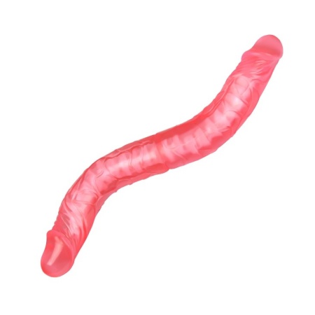Dildo podwójne Double Dong 14 cali z elastycznym rdzeniem - 36 cm - 4