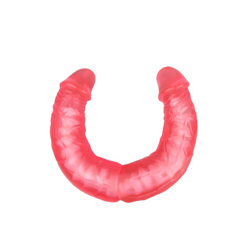 Dildo podwójne Double Dong 14 cali z elastycznym rdzeniem - 36 cm - 1