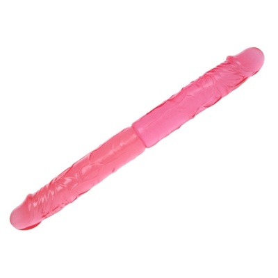 Podwójne Dildo Double Dong 36 cm Różowe - 1 2